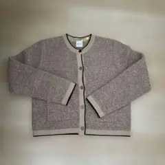 ポールスミス　ニットカーディガン ベージュ系 ボタン付き