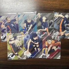 ハイキュー!! クリアカード 烏野高校 7点セット