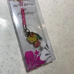 2001年製 激レア★ハローキティ ミミィハワイ ハイビスカス ストラップ レイ 2001年製 激レア☆ハローキティ ミミィハワイ ハイビスカス ストラップ