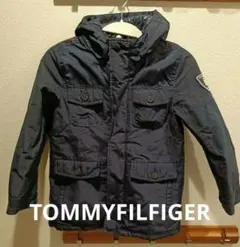 TOMMY HILFIGER キッズ ダウンジャケット 122サイズ ネイビー