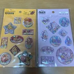 セリア　Disney ウォーターシール オイスター　ライオンキング　2個　新品