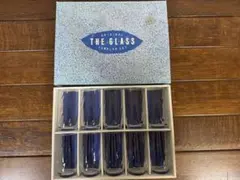 波模様のガラスコップ 10個セット