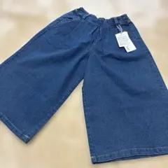 Paint setデニムワイドパンツ 120 ウエストゴム　新品タグ付き