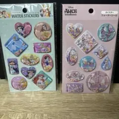 ウォーターシール　ディズニー　オイスター　プリンセス　セリア　シール