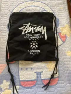 新品 STUSSY ステューシー ナップサック リュック ブラック06