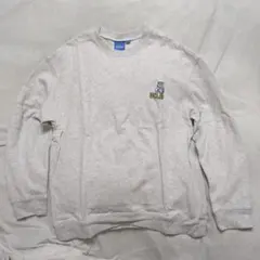 UCLA Bruins トレーナー　杢グレー　ベア　刺繍　M