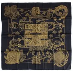 S2043 未使用 エルメス カレ90 シルクスカーフ