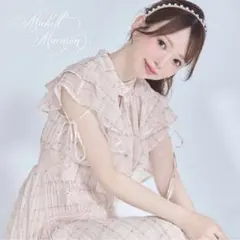 ミシェルマカロン michellMacaron ケープリボンワンピース ピンク