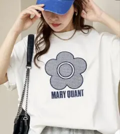プラザ限定 マリークワントTシャツビッグサイズ plaza MARY QUANT