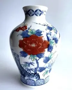 値下げ‼️ 有田焼の伝統を受け継ぐ 色鍋島 和泉作サイズ直径15cm 高さ25cm