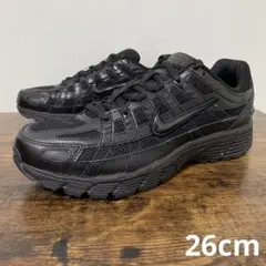 ナイキ　P-6000　26cm　ブラック　ウィメンズモデル　スニーカー