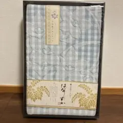 b*o様 即購入OK 大人気　今治産タオルケット　はなずか　花柄　パープル系　綿のサムネイル