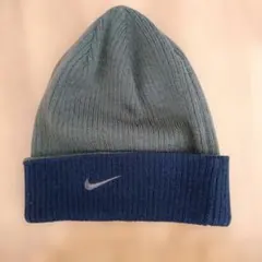 NIKE ニット帽 バイカラー オリーブ＆ブラックのサムネイル