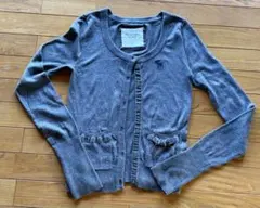 Abercrombie & Fitch グレー カーディガン