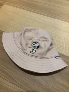 プティマイン スヌーピー ピンク ベビー帽子
