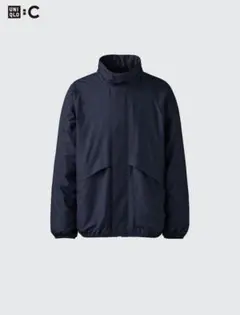 ライトウェイトスタンドブルゾン ユニクロC UNIQLO C ネイビー NAXY