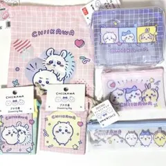 ちいかわ 巾着 プチ巾着　ポーチ ペンケース　6点まとめ売り　ダイソー②のサムネイル