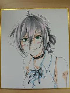 チェンソーマンレゼ　ファンアートイラスト手書き