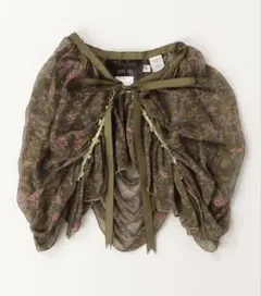 極希少！ANNA SUI Archive アンティーくシルクシフォンボレロケープのサムネイル