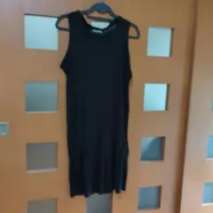 ZARA TRAFALUC ノースリーブワンピース ブラック S