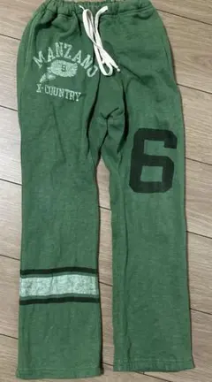 OFFICIAL TEAM 130サイズ 緑色ロングパンツ