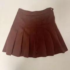 ブラウン プリーツスカート EUR 32のサムネイル