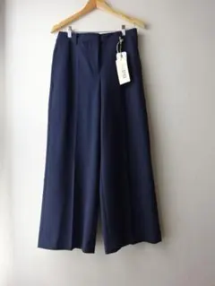 新品　プラステ ワイドパンツ　ウォームリザーブ XXL ネイビー