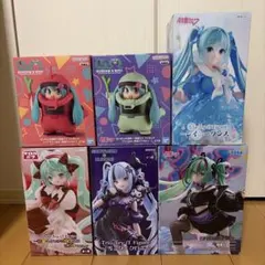 初音ミク　フィギュア6体セット　まとめ売り