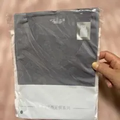 グレー Vネック タンクトップ Lサイズ