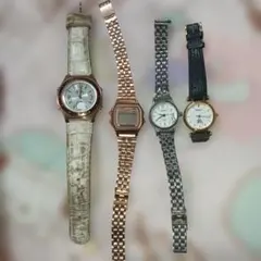 も*や様 【色々★】レディース時計 4点まとめ売り ジャンク