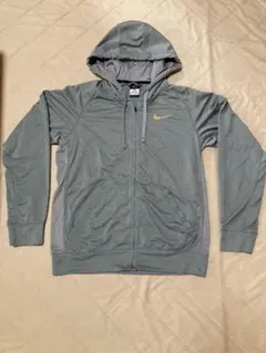 Nike DRI-FIT グレー フード付きパーカー