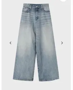 CLANE SUZU TUCK WIDE DENIM PANT アイスブルー 2 - メルカリ