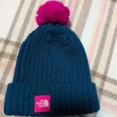 THE NORTH FACE ニット帽 ダークブルー