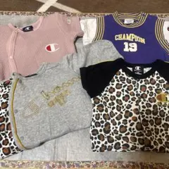 Champion ロンパース 60-70、80 ロンパース4枚セット