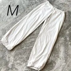 NIKE DRI-FIT ジョガーパンツ M 白 ストレッチ スポーツ　部屋着