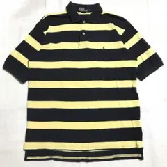 Polo Ralph Lauren ポニー刺繍 ボーダー ポロシャツ L 半袖