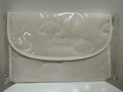 ジェラートピケ　キルティング　母子手帳ケース　雲