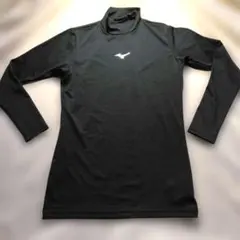 Mizuno ブラック 長袖アンダーシャツ 160