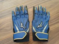 Mizuno 子供用　バッティング用手袋 青