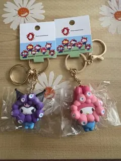 サンリオ　ミャクミャクキーホルダー　ノーマルカラー　マイメロ　クロミ