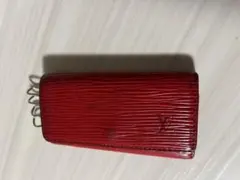 Louis Vuitton エピレザー キーリング レッド