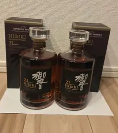 サントリー ウイスキー 響 21年 700ml 2本セット箱無し - メルカリ
