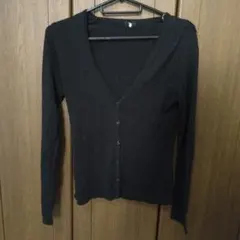 レディース カーディガン 黒 M