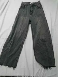 &ランズ CLZ5022103A0001 ブラック系デニムパンツ レディース