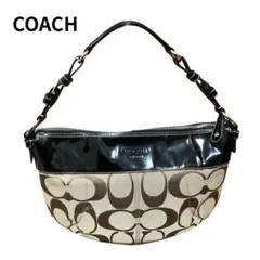 【美品】 COACH　F14938　ワンショルダーバッグ シグネチャー　肩掛け