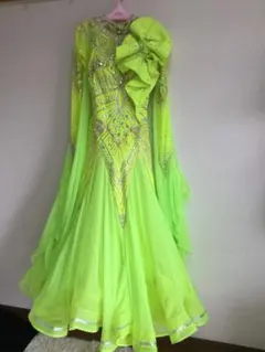 タカダンスドレス蛍光黄緑Mサイズ