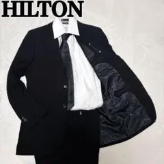 大きなサイズ　HILTON ヒルトン　ブラックフォーマル　セットアップ　冠婚葬祭