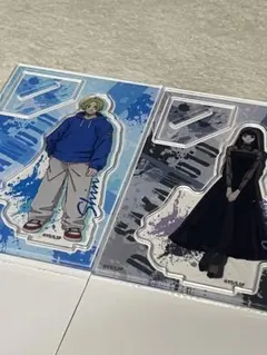 サカモトデイズ　デザインフレーム、スタンド付きビッグアクリルプレート　2個セット