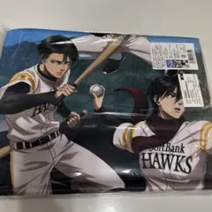 進撃の巨人 ソフトバンクホークス フェイスタオルA②