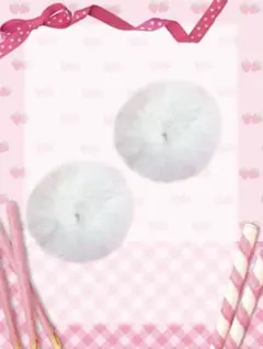 ファー ヘアゴム 量産型